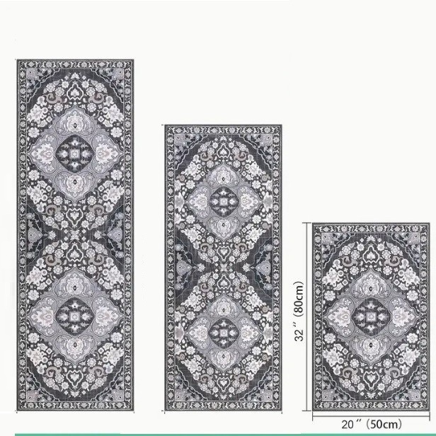 Almohadilla de suelo de cristal estadounidense transfronteriza almohadilla de suelo de cocina fácil de cuidar para el hogar almohadilla de suelo absorbente de agua dos juegos de almohadillas de suelo cortables image 21