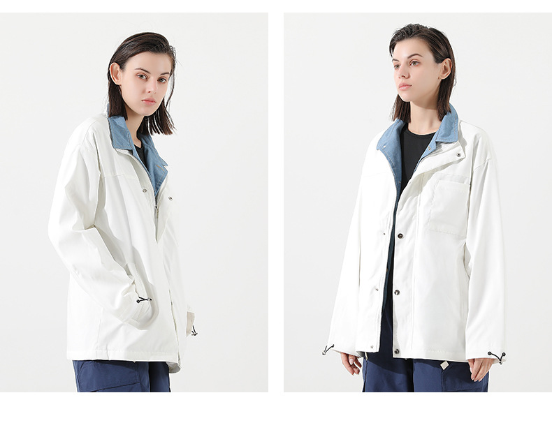 Jacke Herbst-Outfit neue zweiteilige Jacke Herren Revers Jugend locker und vielseitig trendige Marke Workwear Top_voghion.com