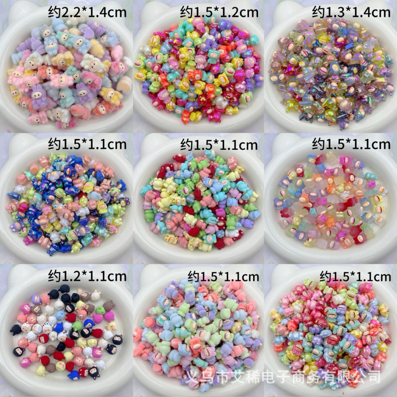 Cartoon Cute 3D Resin Accessories DIY Jewelry Desktop Ornaments Keychain Accessory Materials Wholesale Cartoon Cute 3D Resin Accessories DIY Jewelry Desktop Ornaments Keychain Accessory Materials Wholesale
