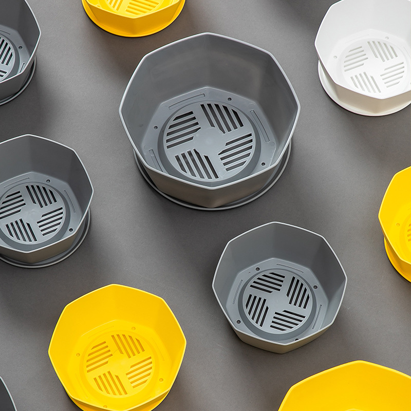 Maceta Grande de Resina Tipo Cerámica, para Suculentas y Bonsái, Exterior/Interior