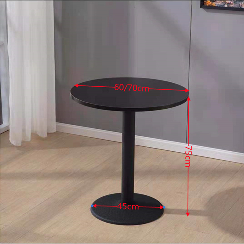 Nórdico hogar mesa de ocio hotel de negocios recepción mesa redonda de oficina de negociación inswind leche té cafetería blanca