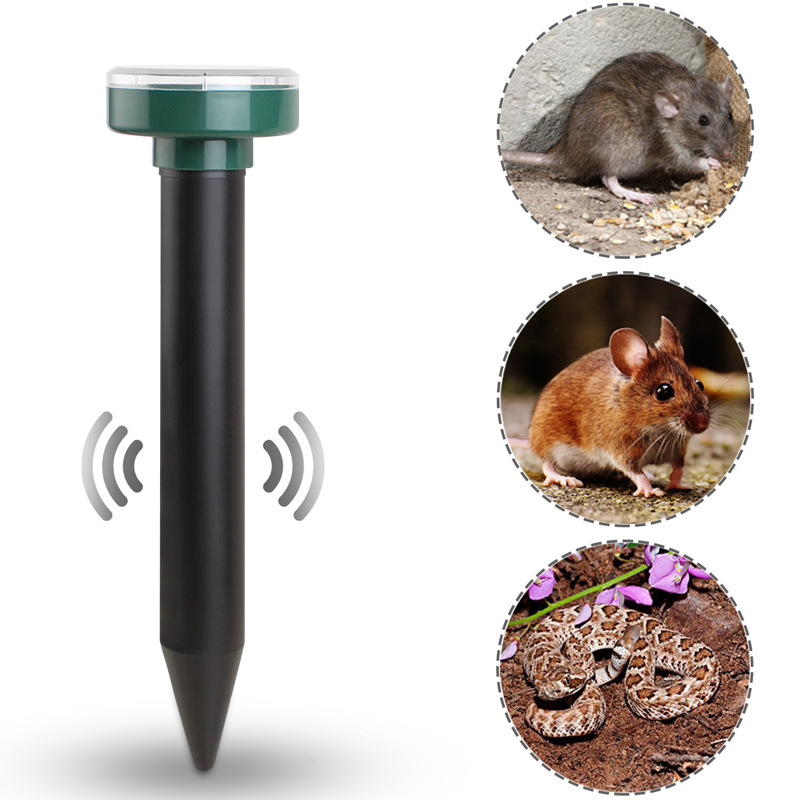 Outdoor Solar Ultrasonic Rat Repeller Home Yard Farm Rat Repeller Garden Farm Animal Repeller