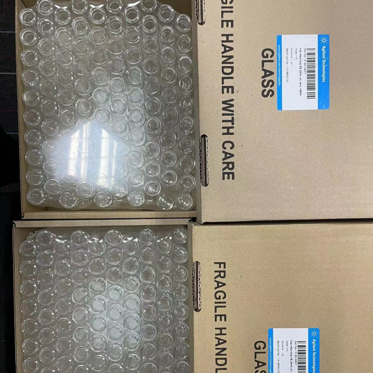5182-0837安捷伦Agilent 20mL顶空样品瓶尺寸22.75 x 75mm盒装