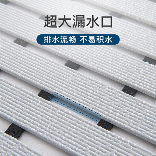 TPE hotel bathroom non-slip mat shower room bath mat toilet bathroom home waterproof anti-fall floor mat