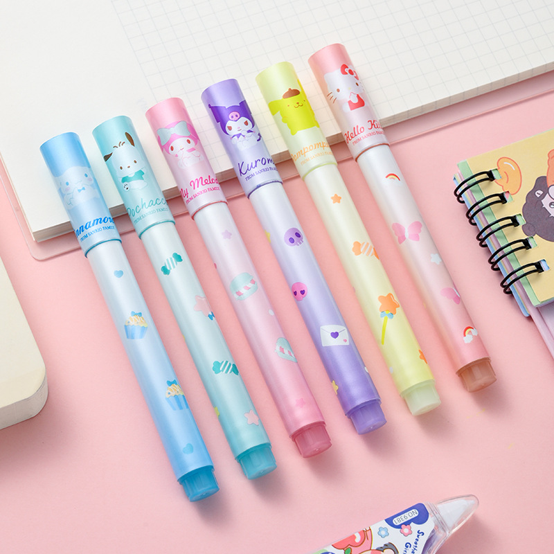 Factory wholesale highlighter pens with good looks for hand accounting markers for students to mark key marks watercolor pens stationery supplies