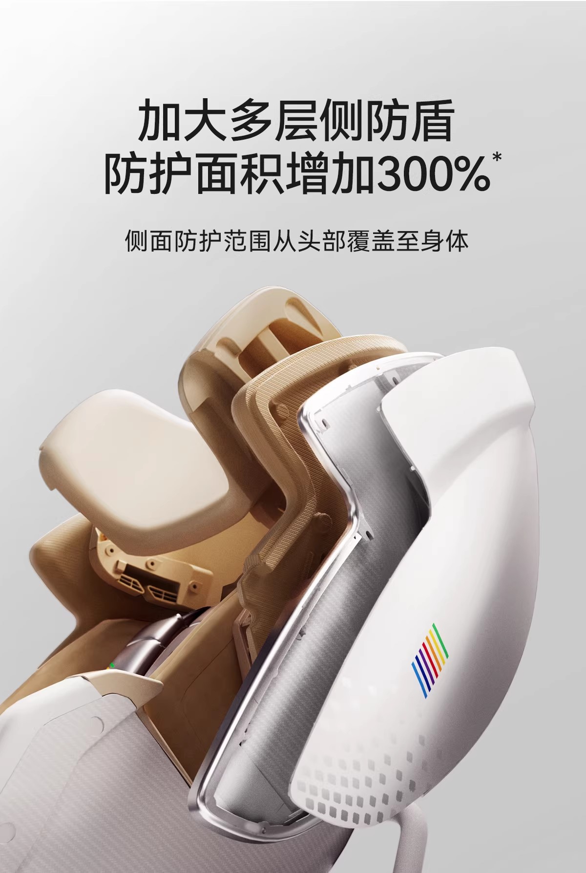 Bebebus Safety Seat Newborn Baby Space Capsule Small Gold Shield White Shield Kidsren's Baby Car Smart Ventilation