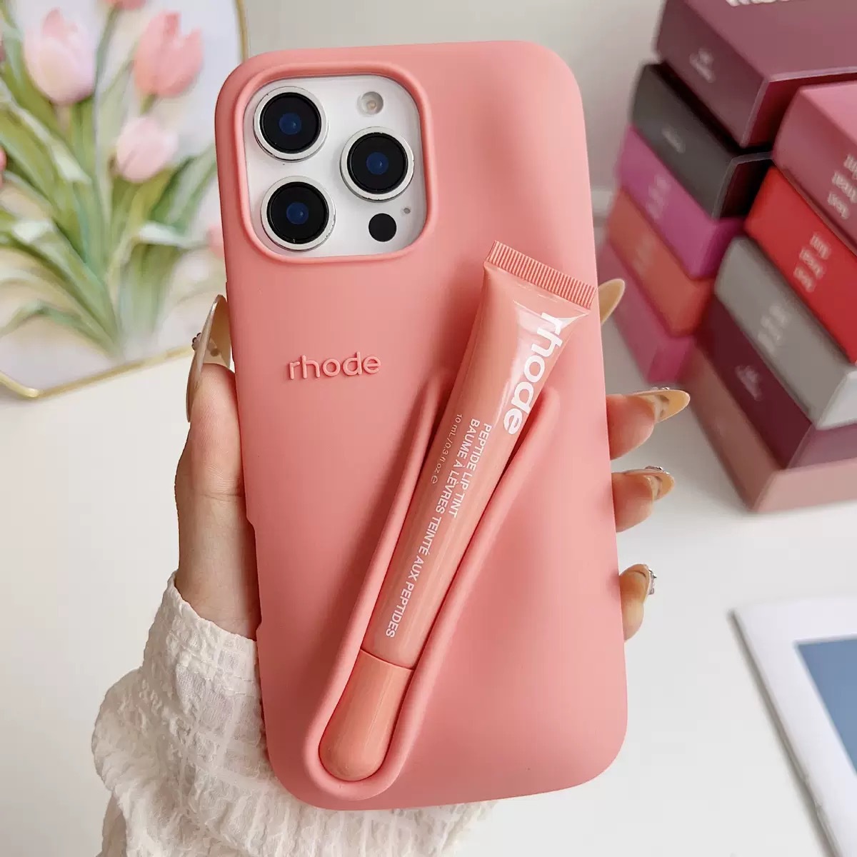 Orange/peach.pit single shell