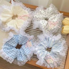 女性用の甘いレースのヘアゴム、学生向けのかわいくて甘くて見栄えの良いヘアゴム、高級ポニーテールロープ