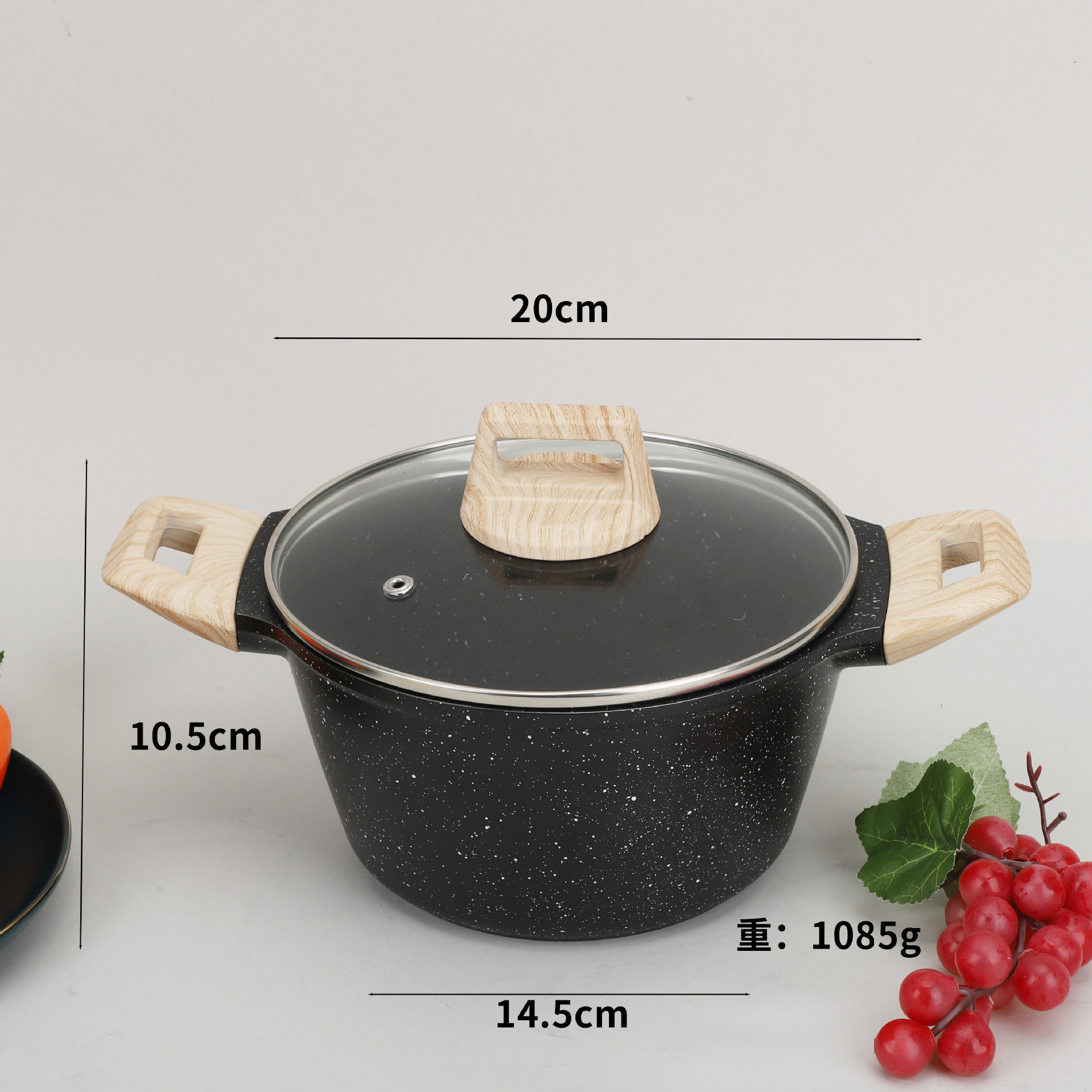 Spot nuevo producto olla de sopa de piedra Maifan olla de cocción doméstica olla de cocción gruesa utensilios de combustión olla universal de gran capacidad al por mayor
