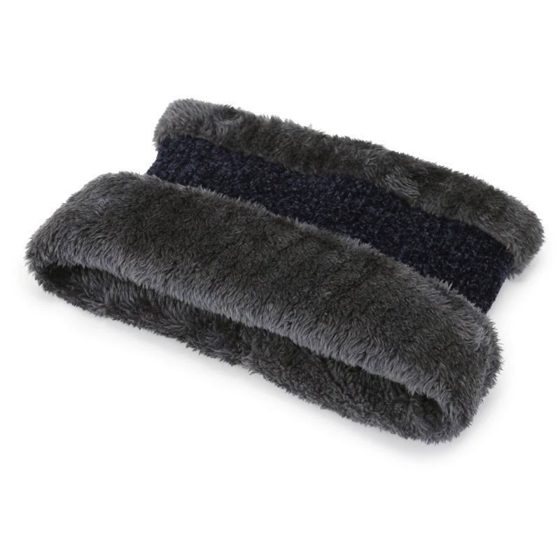 Men's demi-season knitted woolen keep warm travel scarf