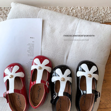 韩版儿童皮鞋春秋新款女童单鞋浅口透气女孩公主鞋豆豆软底童鞋潮