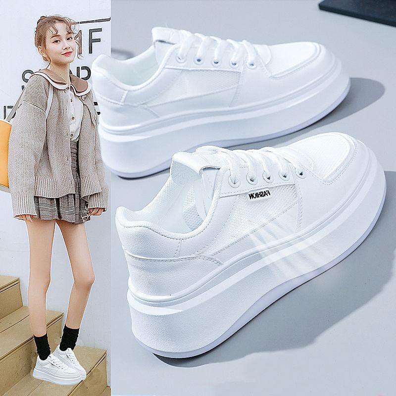 White shoes women's shoes summer 2023 ne...