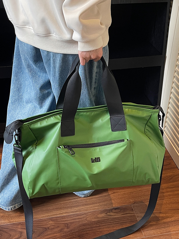 Bolsa de viaje de gran capacidad de corta distancia, bolsa de transporte de mano para mujeres, bolsa de almacenamiento, bolsa de yoga de separación seca ligera image 4