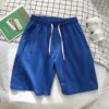 solid color shorts blue