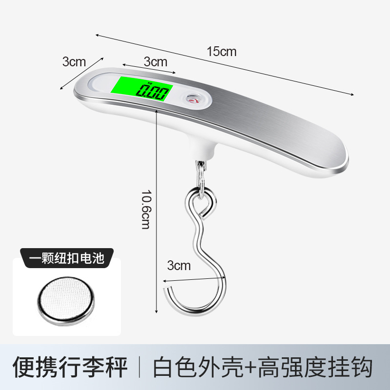 Escala electrónica al por mayor Mini Escala electrónica portátil escala portátil 50kg báscula de equipaje escala de peso de alimentos