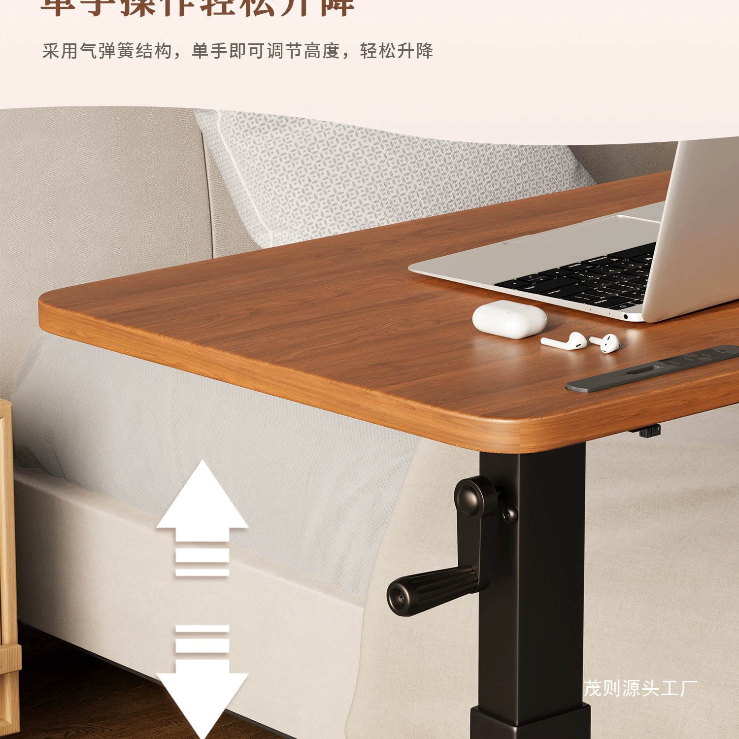 Складной регулируемый компьютерный стол для спальни, небольшой домашний письменный стол с эркерным окном, прикроватная тумбочка, офисный стол, прямоугольный верстак