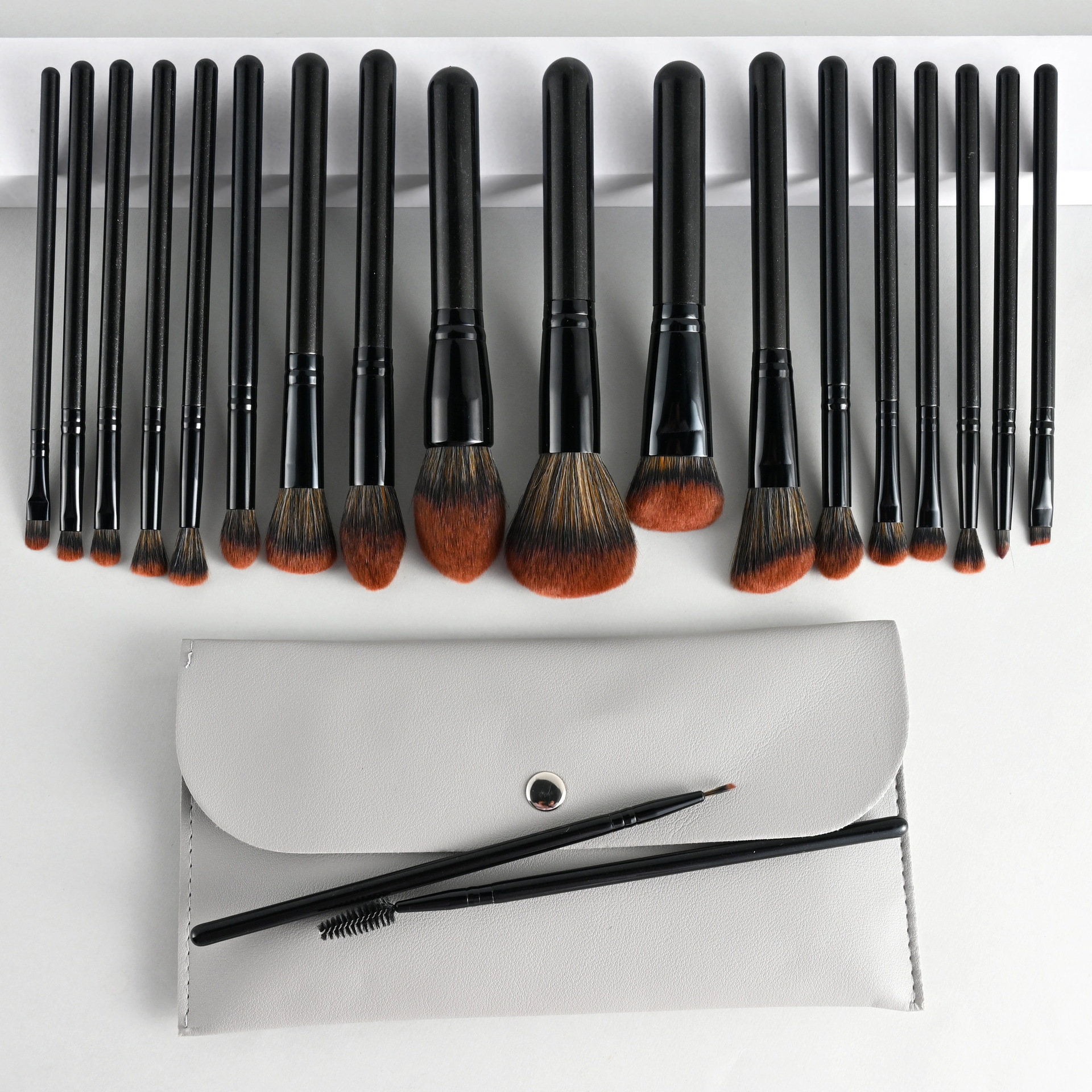 Zonia 20 piezas/15 piezas/30 piezas/42 piezas/24 piezas juego de pinceles de maquillaje cepillo de polvo suelto de pelo de animal venta directa transfronteriza