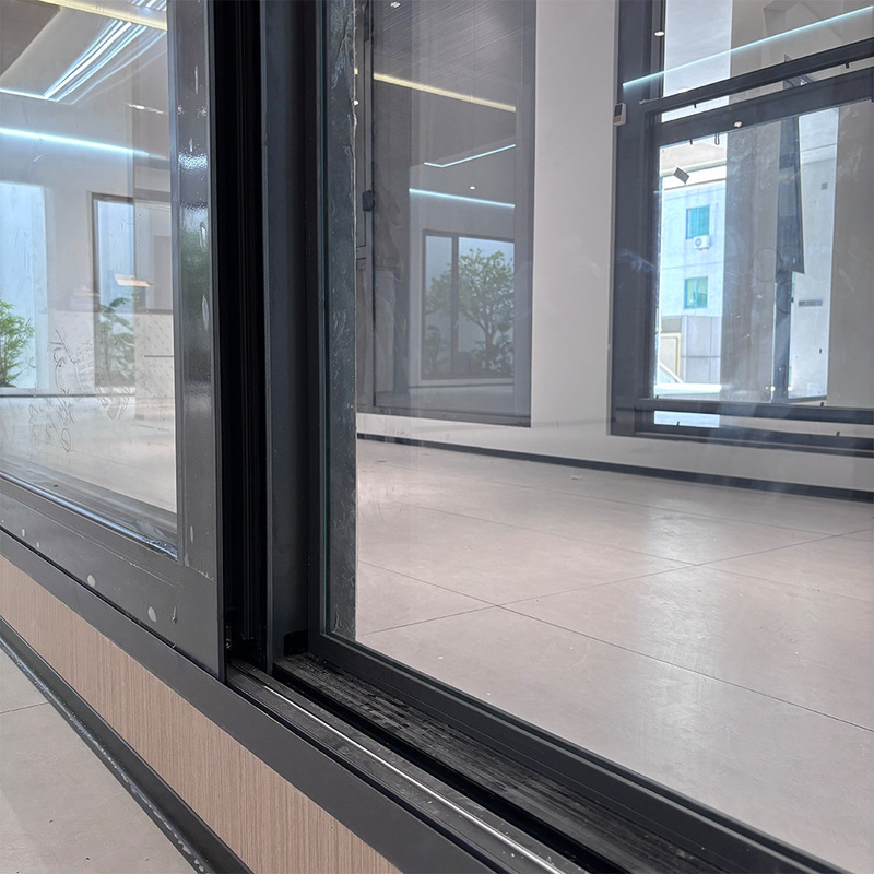 Bedroom Balcony Glass Sliding Door, Balcony Window Screen Integrated Heavy-Duty Sliding Door, Simple Living Room Electric Sliding Door Bedroom Balcony Glass Sliding Door, Balcony Window Screen Integrated Heavy-Duty Sliding Door, Simple Living Room Electric Sliding Door