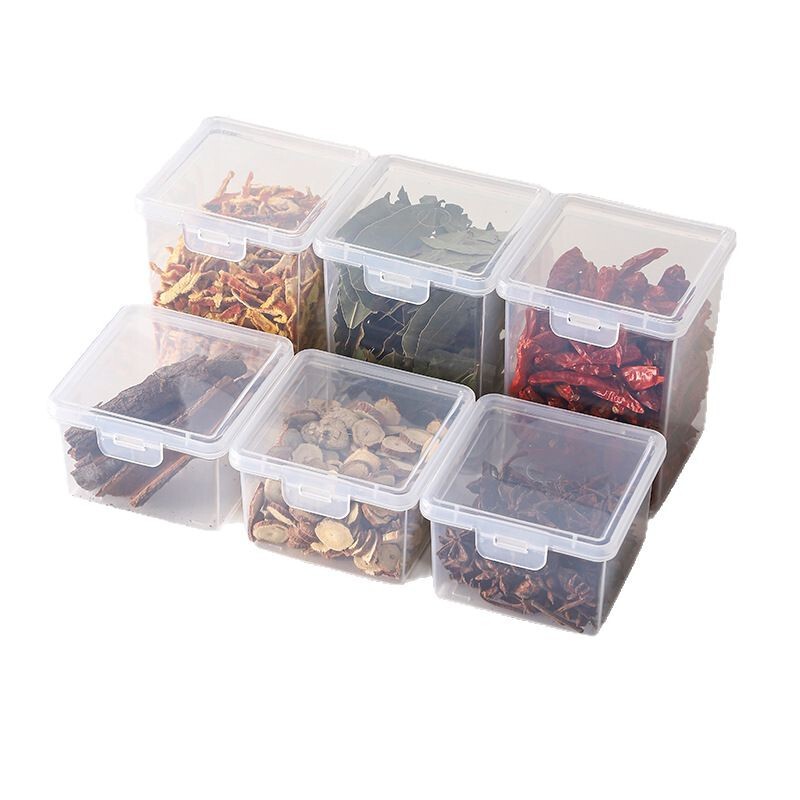 香料分注収納ボックス調味料ボックスキッチン家庭用密封缶カバー収納ボックス密封ボックス調味料|undefined