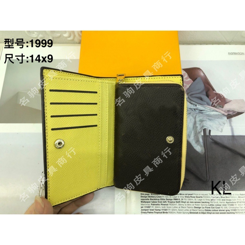 外国貿易ジッパー財布財布供給ミドル老眼カードホルダーショートクリップ財布レディースファッション老眼クラッチ財布|undefined