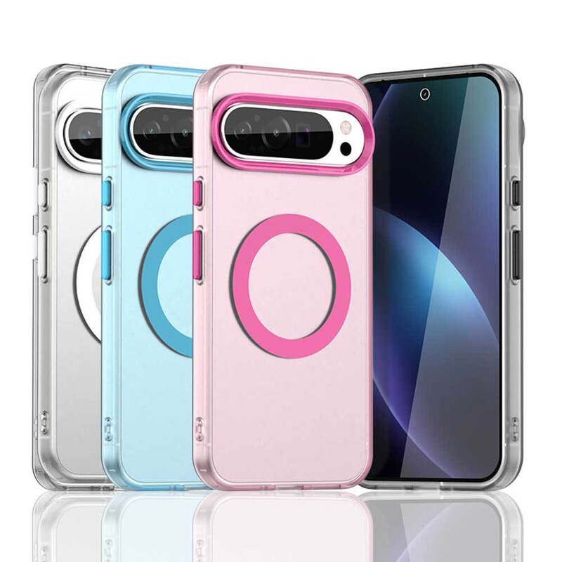 Google Pixel10ProXL携帯電話ケース、磁気吸着、つや消し半透明感、キャンディーケース、Google Pixel9ソフトケースに適用|undefined
