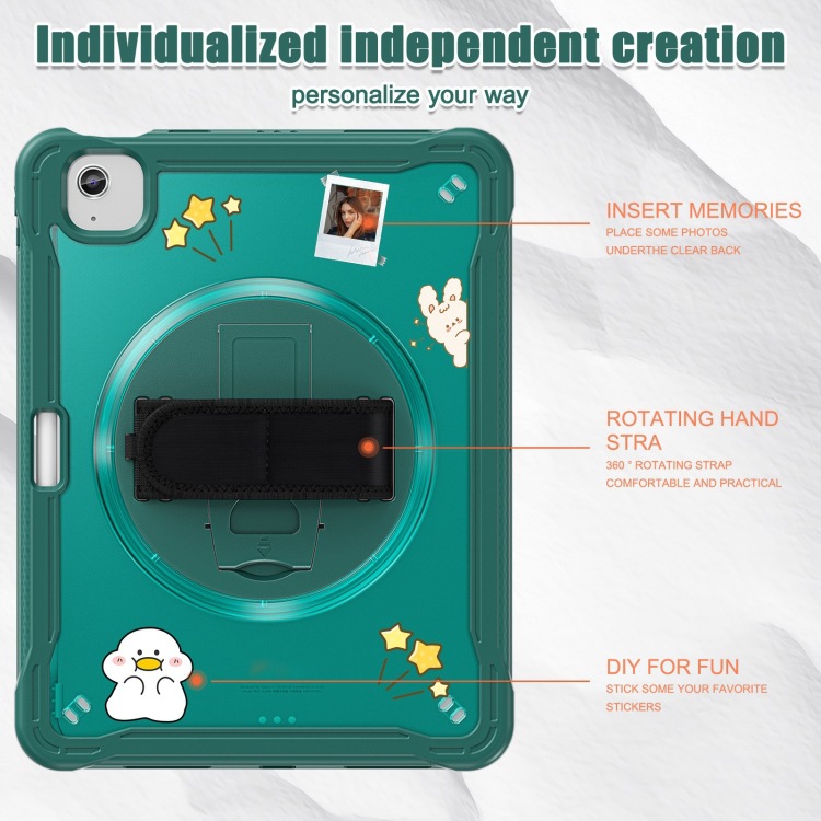 Popey A con cuello y correa de agarre de disco giratorio