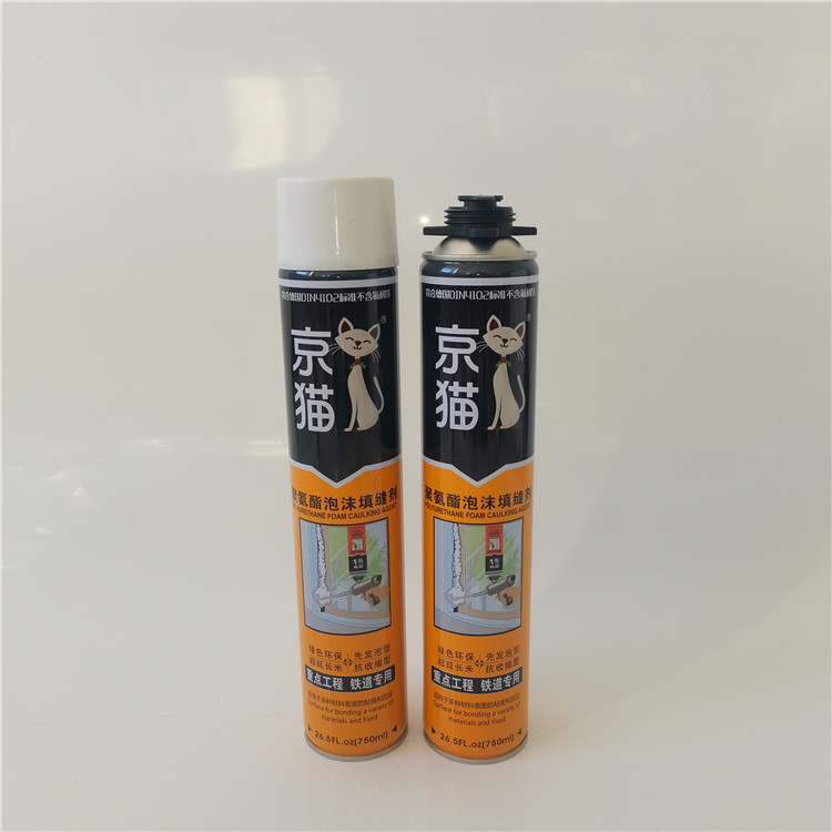 900克门窗桥梁填缝聚氨酯发泡剂 泡沫填缝剂发泡胶现货批发