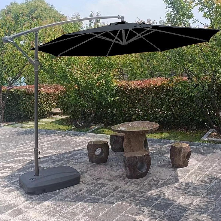Paraguas para jardín, paraguas para jardín, paraguas al aire libre, paraguas laterales, paraguas anti-UV, tendencia creativa image 44