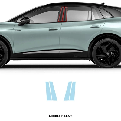Car paint protective film – Paint Protection Film - a-pair-of-b-pillar-tpu-membranes-imported-tpu-film-specially-cut-for-special-vehicles