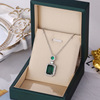 Necklace stainless steel, fashionable accessory, chain for key bag , suitable for import, simple and elegant design