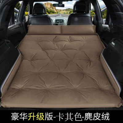 Car Mattress Sleeping Artifact — Vehicle-mounted inflatable bed - a-point-deluxe-suede-upgraded-wing-khaki