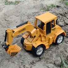 遥控挖掘机儿童玩具工程车勾机男孩电动挖土机搅拌车挖挖机玩具车
