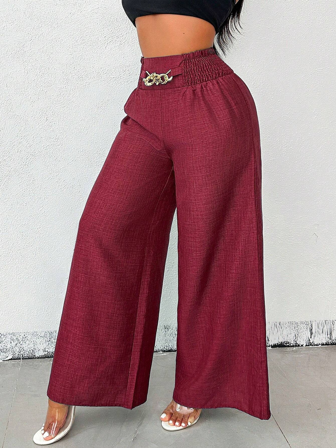 273g Weight Straight Pants Pants Length Polyester Fabric Type Low Waist Waist Line Casual Pants Pants Type Inelastic Elasticity Holiday Occasion Loose Fit Type Solid Color Pattern 2025 Spring and Summer Season Women's Gender Streetwear Style Women's Holiday Streetwear Solid Color Straight Pants Casual Pants 21
