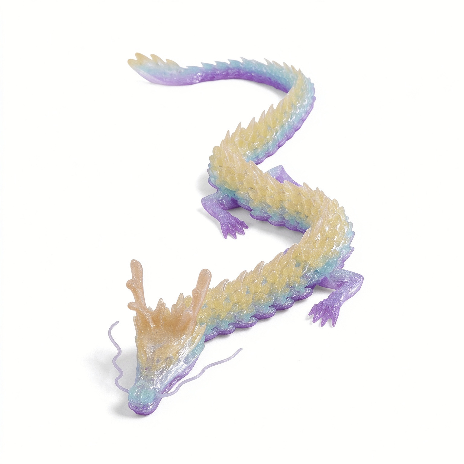 Adorno de Dragón Chino con Huevo de Dragón PLA Articulado Impresión 3D para Decoración y Regalo image 13