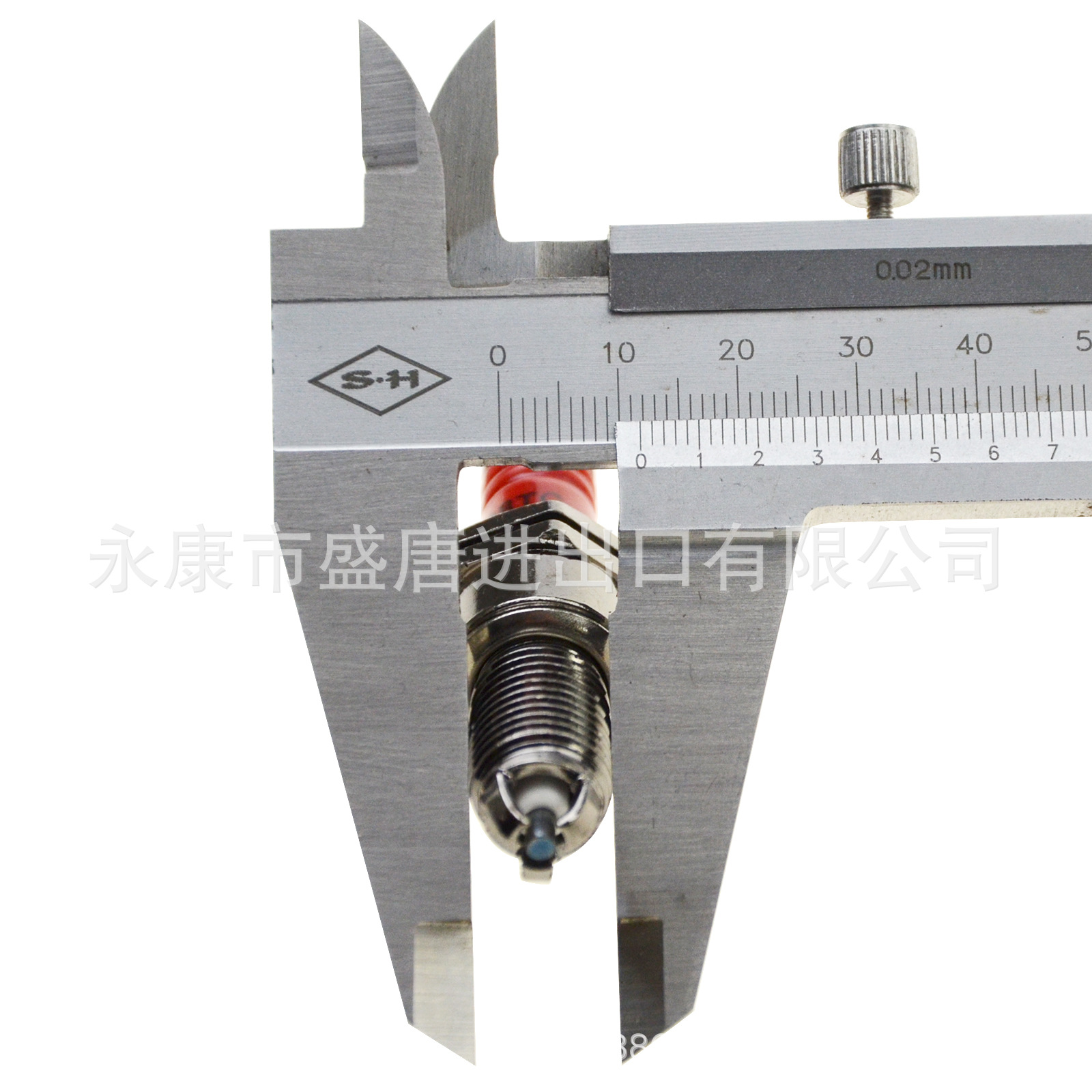 D8TC Red Triple Electrode Spark Plug for Motorcycle Scooter ATV