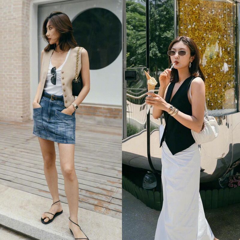 26 Early Spring New Fashion Trend: Ab Silk-Light Anti-Wrinkle Craftsmanship V-Neck Elegant Suit Vest 26 Early Spring New Fashion Trend: Ab Silk-Light Anti-Wrinkle Craftsmanship V-Neck Elegant Suit Vest