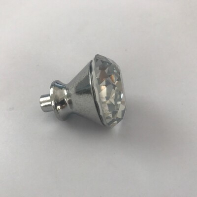 批发水晶钻石拉手抽屉把手锌合金拉手加长版30mm