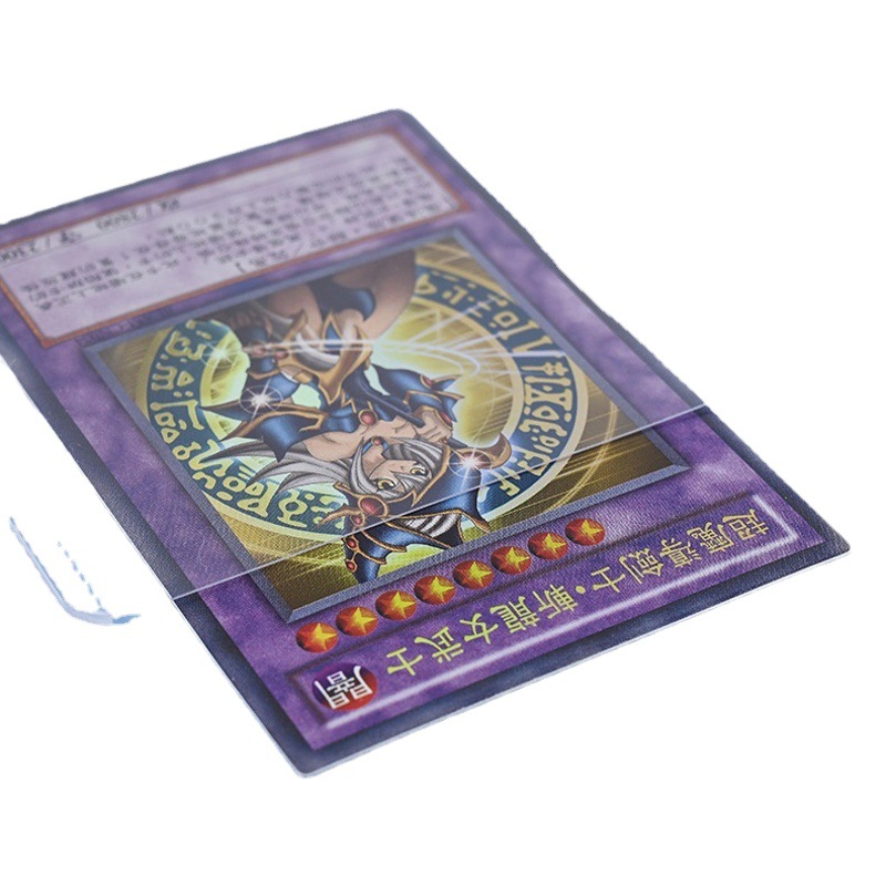 Nuevo material PVC de doble cara transparente HD con película 35PT Juego Rey titular de la tarjeta Ultraman NBA estrella protección duro titular de la tarjeta