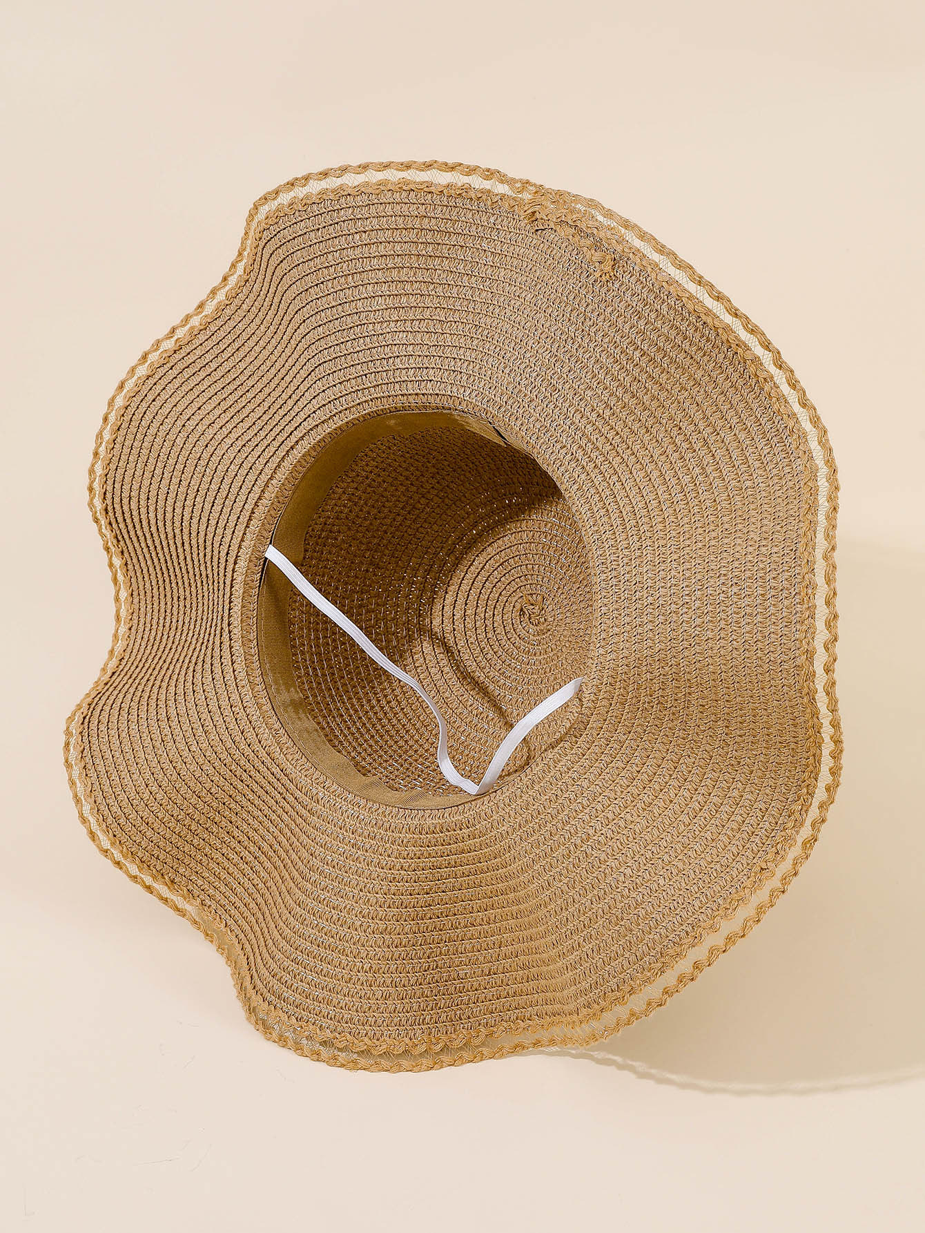 Sombrero de paja de las mujeres ala grande verano fresco sombrero de pescador moda playa Playa Grande ala sol sombrero