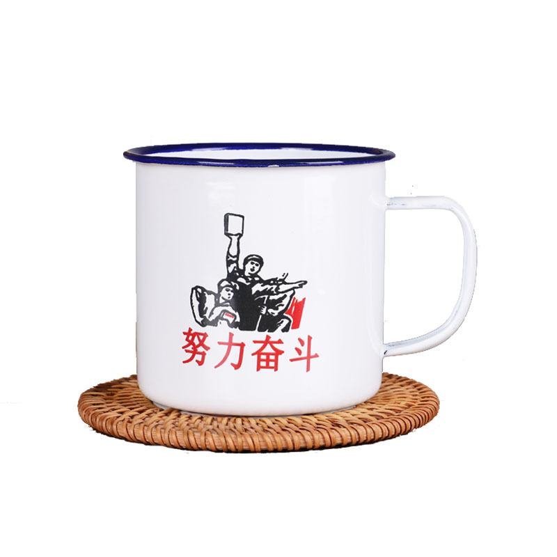 Nostalgia cita esmalte impresa logotipo retro cita vintage té macera regalos al por mayor