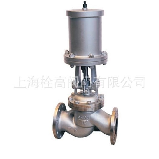 法兰气动不锈钢截止阀 上海641W-16P气动截止阀DN15-DN200