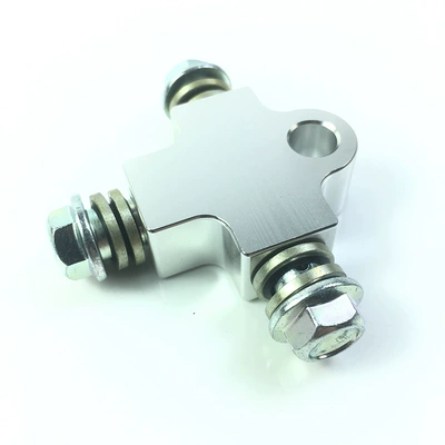Other brake systems – pump brake hose extension - silver-three-way-one