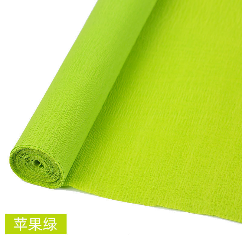 手工制作皱纹纸加厚纸褶皱纸手工纸材料折纸彩色DIY卷边花玫瑰花|undefined