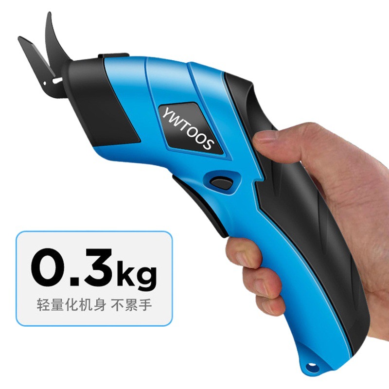 Venta caliente de 3.6V de litio tijeras eléctricas corte de tela, carga de acero de tungsteno, corte de tela, tijeras eléctricas, tela, corte de cuero, tijeras recargables