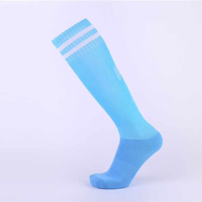 Calcetines de fútbol sobre la rodilla de color sólido personalizados Calcetines para adultos, niños de escuela primaria, calcetines deportivos con fondo de toalla gruesa, calcetines de béisbol