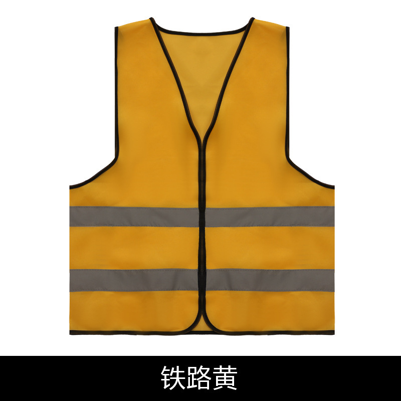 Chaleco reflectante chaleco reflectante sitio de construcción seguridad chaleco reflectante saneamiento jardín multi-Bolsillo fábrica de ropa reflectante al por mayor