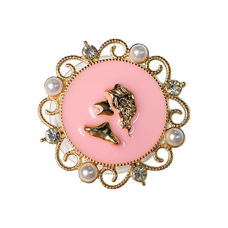 Handy-Airbag galvanisierter Schönheitskopf neuer kreativer und skalierbarer Desktop-Lazy-Back-Aufkleber Fingerringschnalle_voghion.com