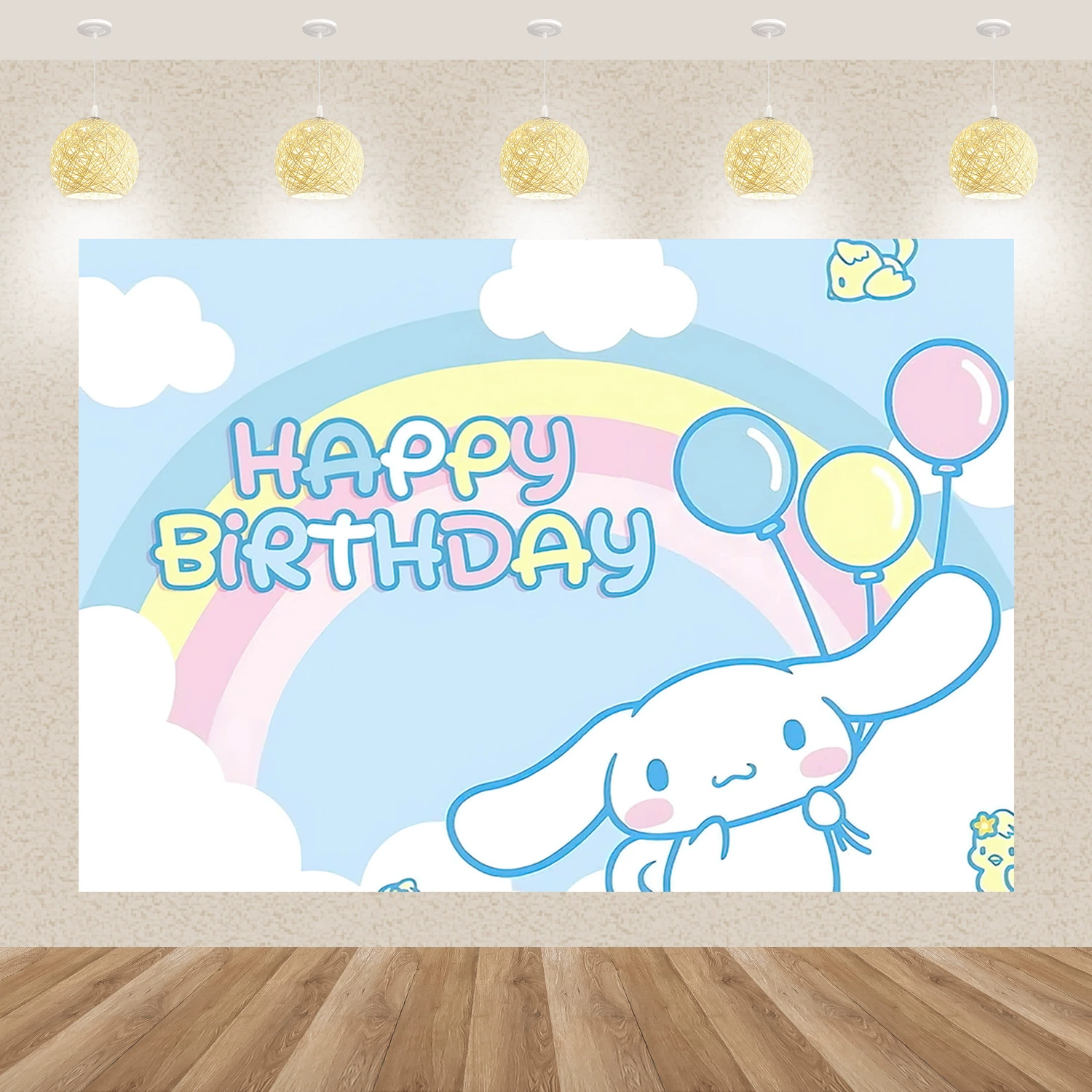 Трансграничный амазонский мультяшный нефритовый корея собака фоновая ткань виниловый материал для украшения дня рождения фон съемки реквизит