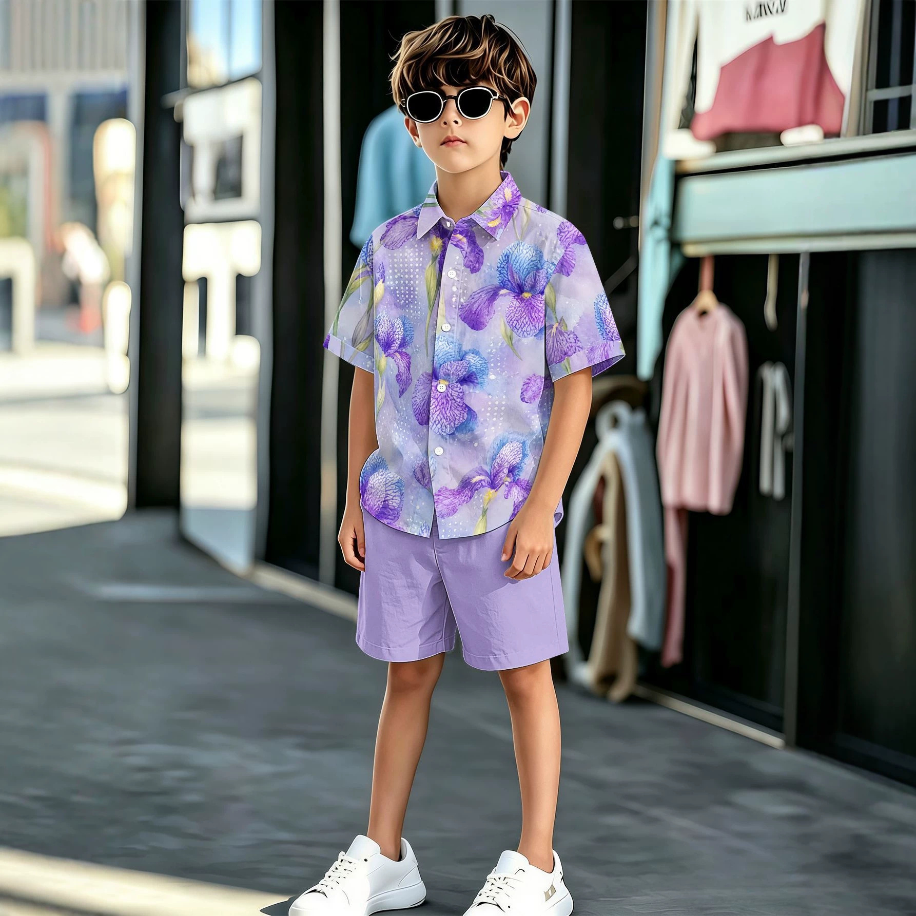 New Of Diverse 3D Printed Patterns For Older Boys' Shirts And Shorts, Direct From The Factory,_voghion.com