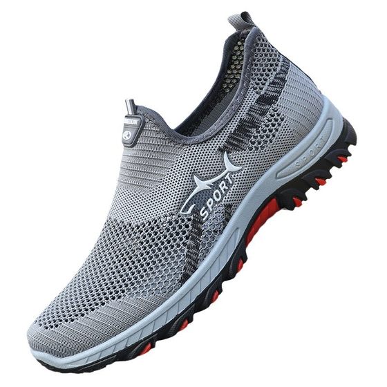 Cross-border plus size 4647 yards foreign trade fly woven men's shoes spring shoes wholesale casual breathable mesh sneaker men